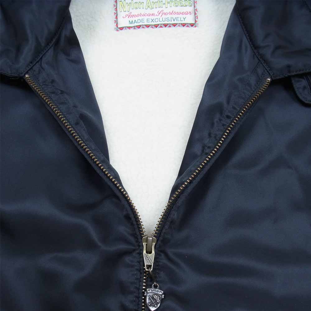 WACKO MARIA ワコマリア ×McGREGOR マクレガー 裏地フリース ジャケット ブラック系 L【中古】