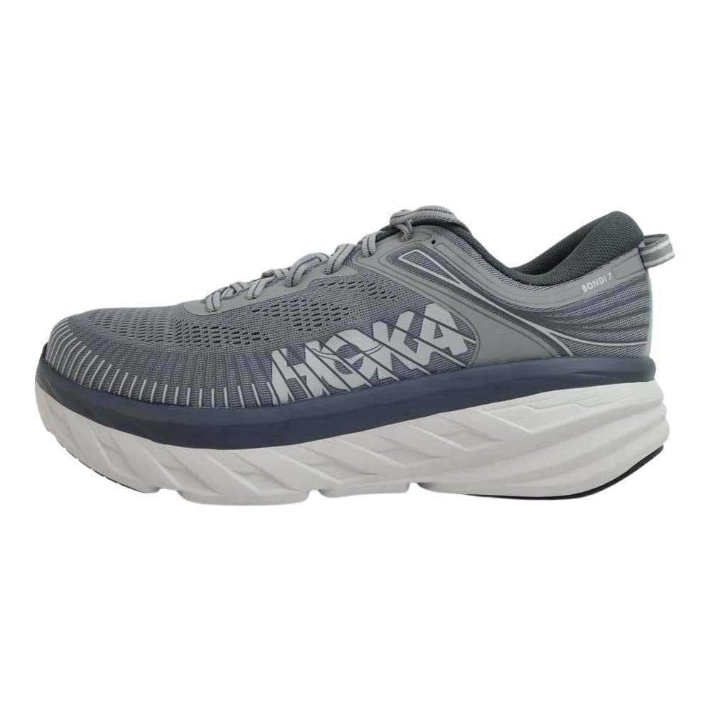 HOKA ONE ONE ホカ オネオネ 1110530 BONDI7 ボンダイ スニーカー 27cm グレー系 27cm【美品】【中古】