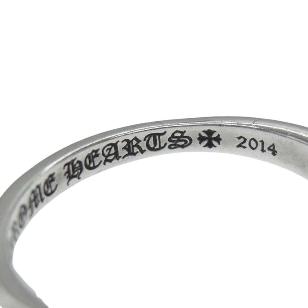 CHROME HEARTS クロムハーツ（原本有）  ベイビー クラシック フローラル クロス リング  シルバー系【中古】