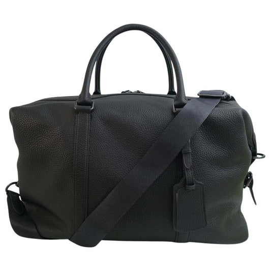 COACH コーチ H1777-59437 レザー エクスプローラー ボストン ブラック系【中古】