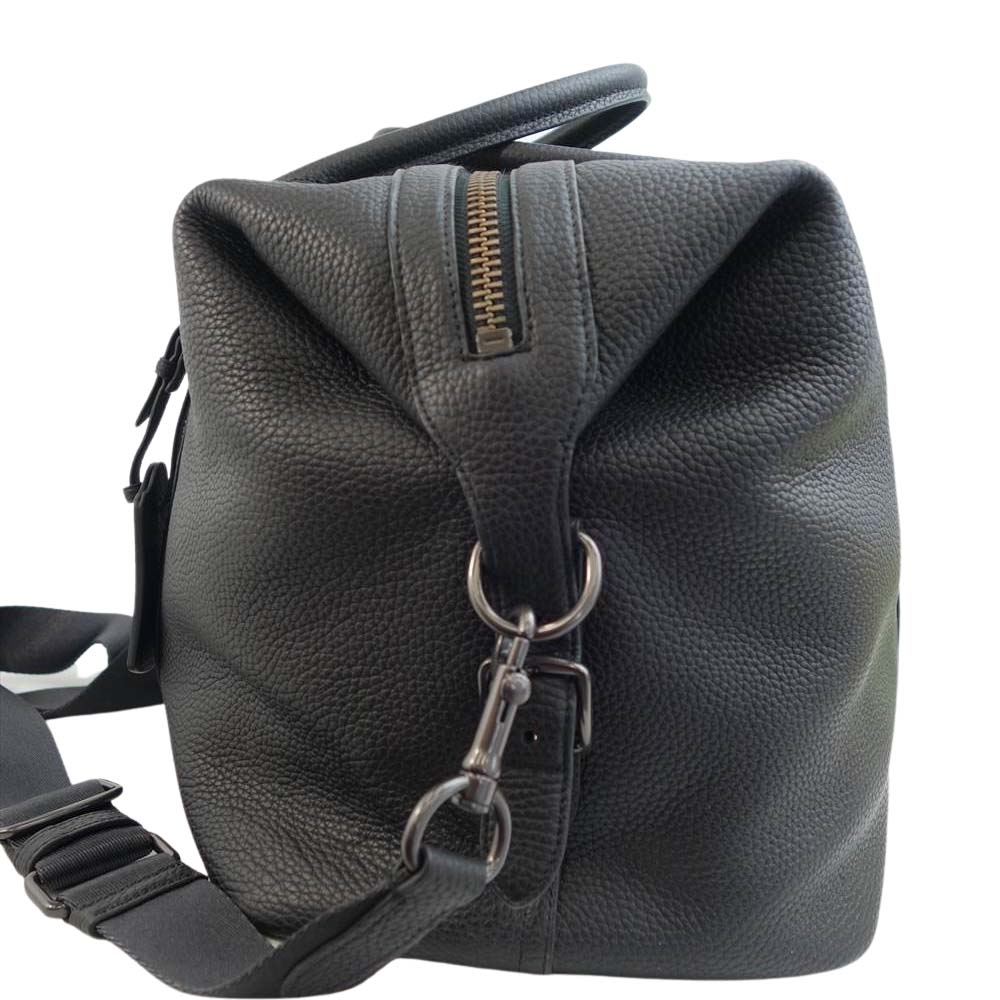 COACH コーチ H1777-59437 レザー エクスプローラー ボストン ブラック系【中古】