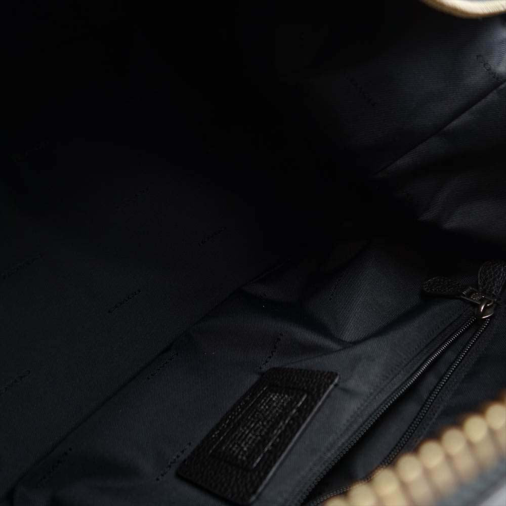 COACH コーチ H1777-59437 レザー エクスプローラー ボストン ブラック系【中古】