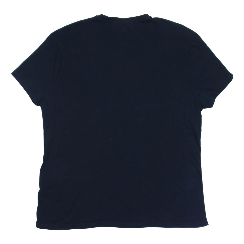 NEIL BARRETT ニールバレット フェイクレザー 切替 半袖Tシャツ ブラック系 M【中古】