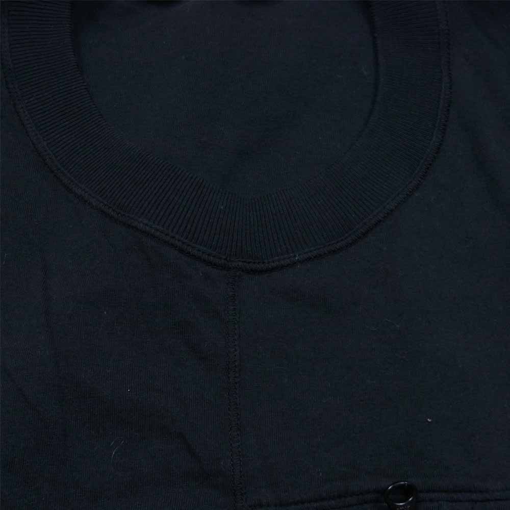 STONE ISLAND ストーンアイランド 21SS 741520158 国内正規品 ジップ ポケット 半袖 Tシャツ ブラック系 XL【中古】