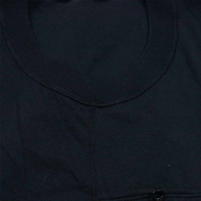 STONE ISLAND ストーンアイランド 21SS 741520158 国内正規品 ジップ ポケット 半袖 Tシャツ ブラック系 XL【中古】