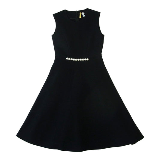 YOKO CHAN ヨーコチャン YCD-316-269 Pearl Flared Dress パール フレア ドレス ワンピース ブラック系 36【中古】