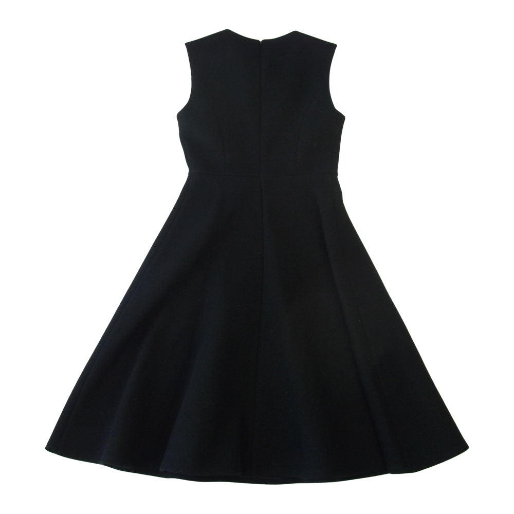 YOKO CHAN ヨーコチャン YCD-316-269 Pearl Flared Dress パール フレア ドレス ワンピース ブラック系 36【中古】