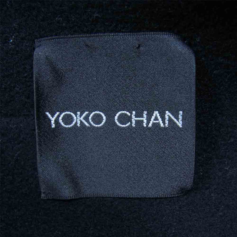 YOKO CHAN ヨーコチャン YCC-316-059 パール ノーカラー コート