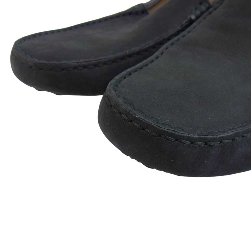 TOD’S トッズ イタリア製 レザー ドライビング シューズ ネイビー系 8【中古】