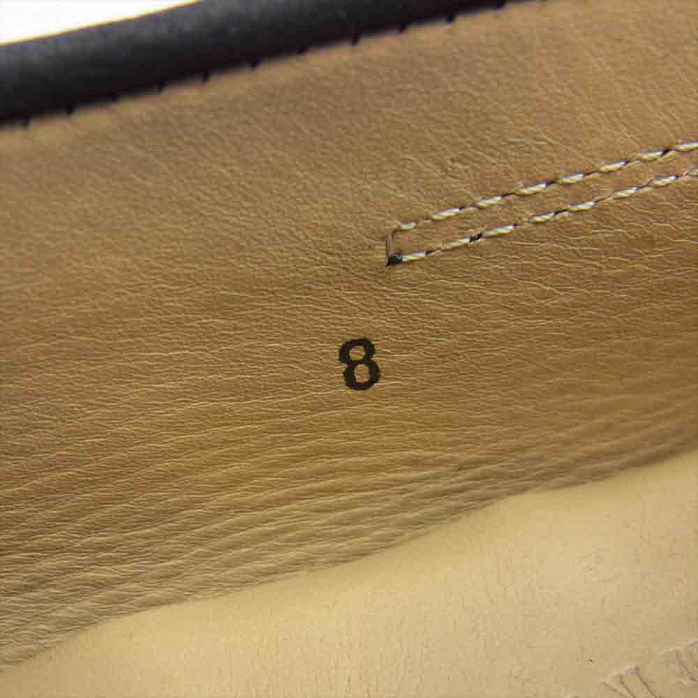 TOD’S トッズ イタリア製 レザー ドライビング シューズ ネイビー系 8【中古】