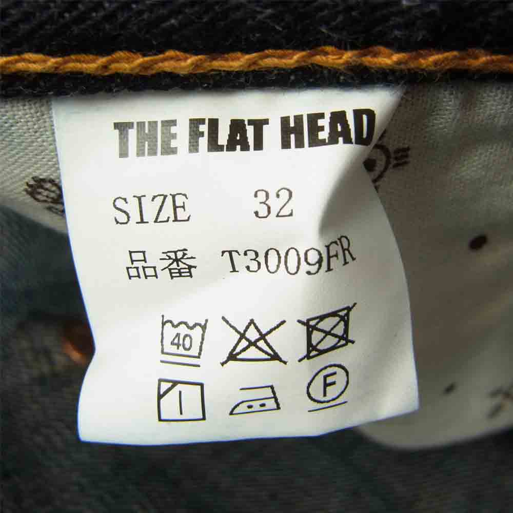 THE FLAT HEAD ザフラットヘッド T3009FR TACK30周年記念モデル デニム パンツ インディゴブルー系 32【極上美品】【中古】