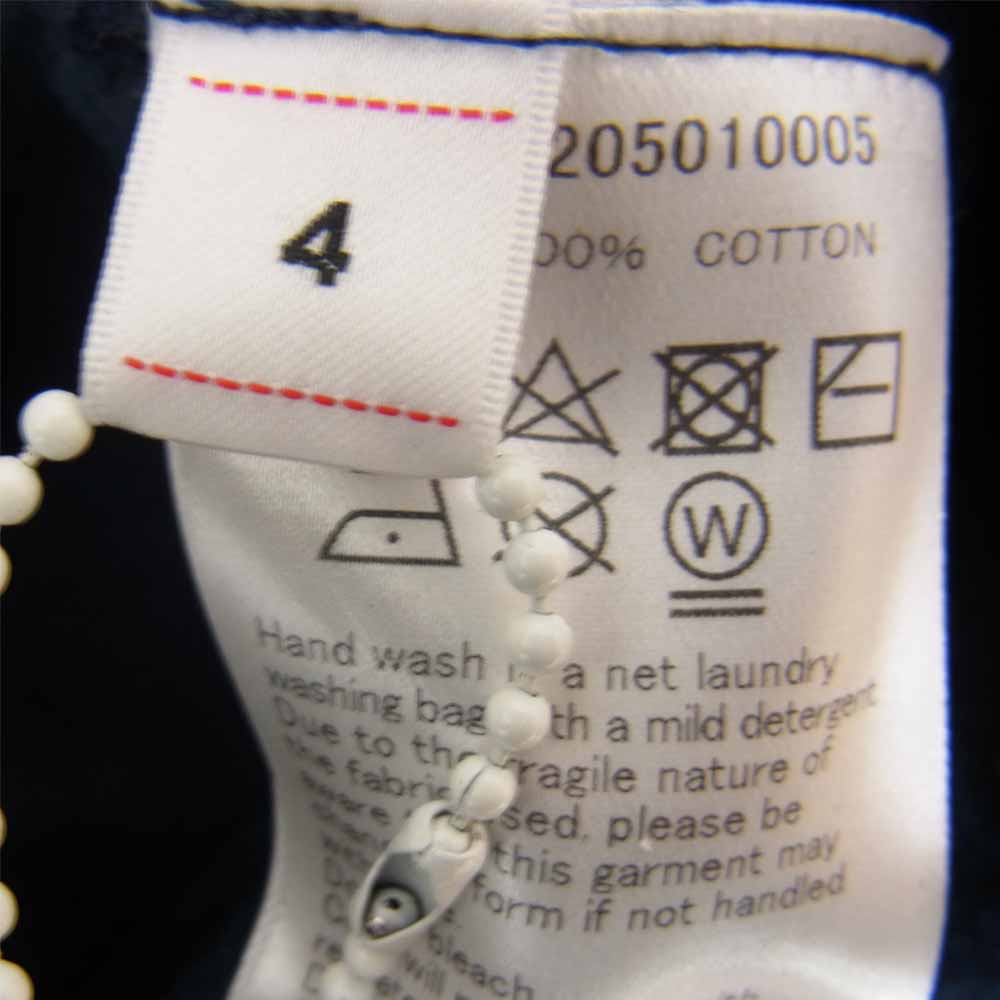 VISVIM ビズビム 20AW 0120205010005 AMPLUS SB HOODIE P.O. C/WS PILE GREY サイズ3 ネイビー系 4【新古品】【未使用】【中古】