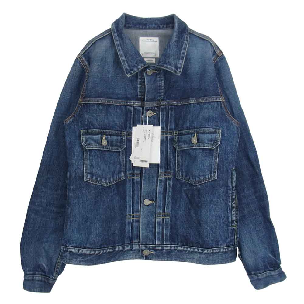 VISVIM ビズビム 22SS 0122105006001 SS 101 JKT デニム ジャケット インディゴブルー系 3【新古品】【未使用】【中古】