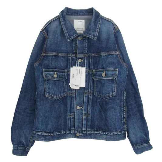 VISVIM ビズビム 22SS 0122105006001 SS 101 JKT デニム ジャケット インディゴブルー系 3【新古品】【未使用】【中古】