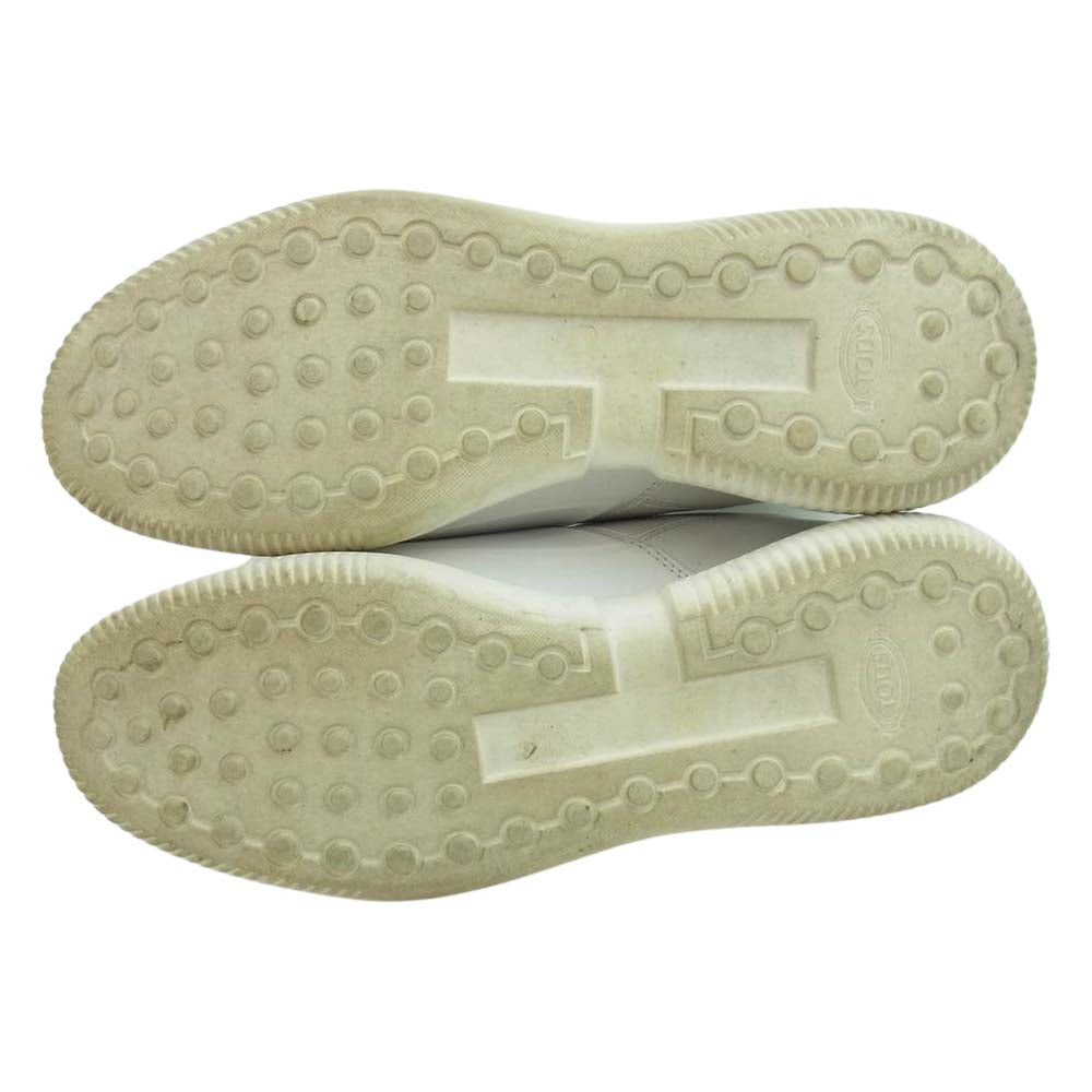 TOD’S トッズ NO CODE レザー スニーカー ホワイト ホワイト系 8【中古】