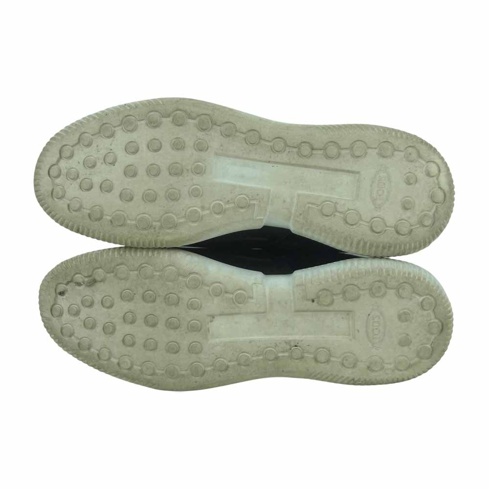 TOD’S トッズ NO CODE レザー スエード スニーカー イタリア製 ブラック系 8【中古】