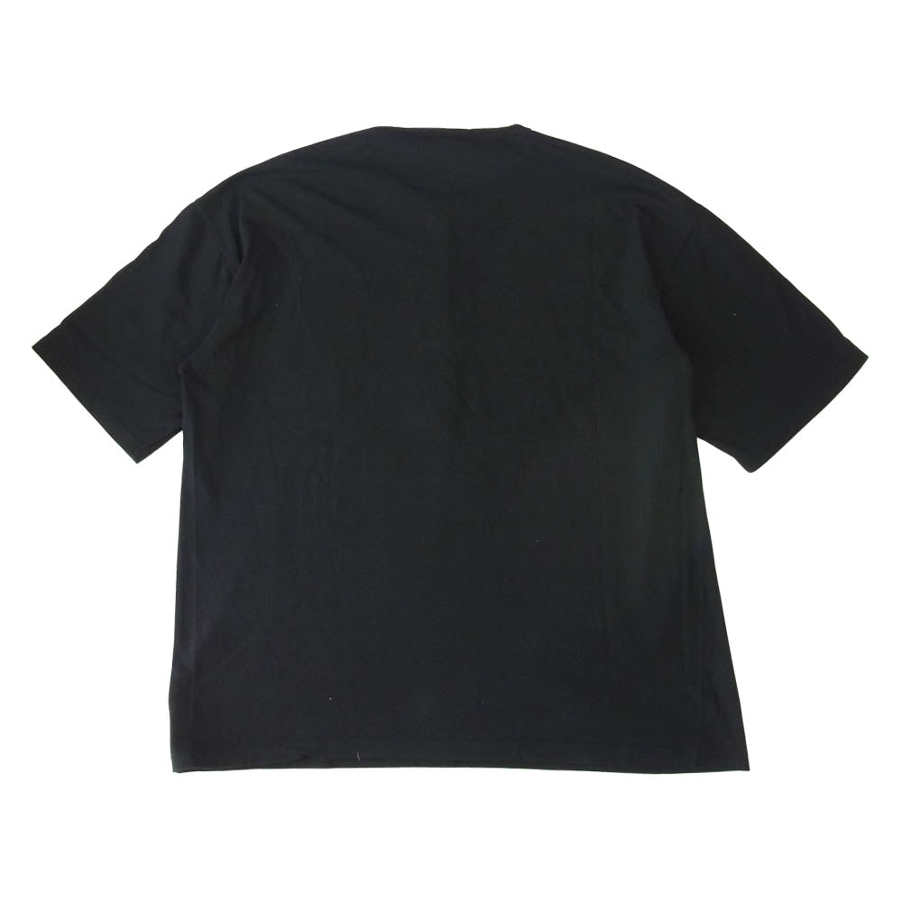 Nigel Cabourn ナイジェルケーボン BASIC HENLEY ヘンリーネック Tシャツ ブラック ブラック系 54【中古】