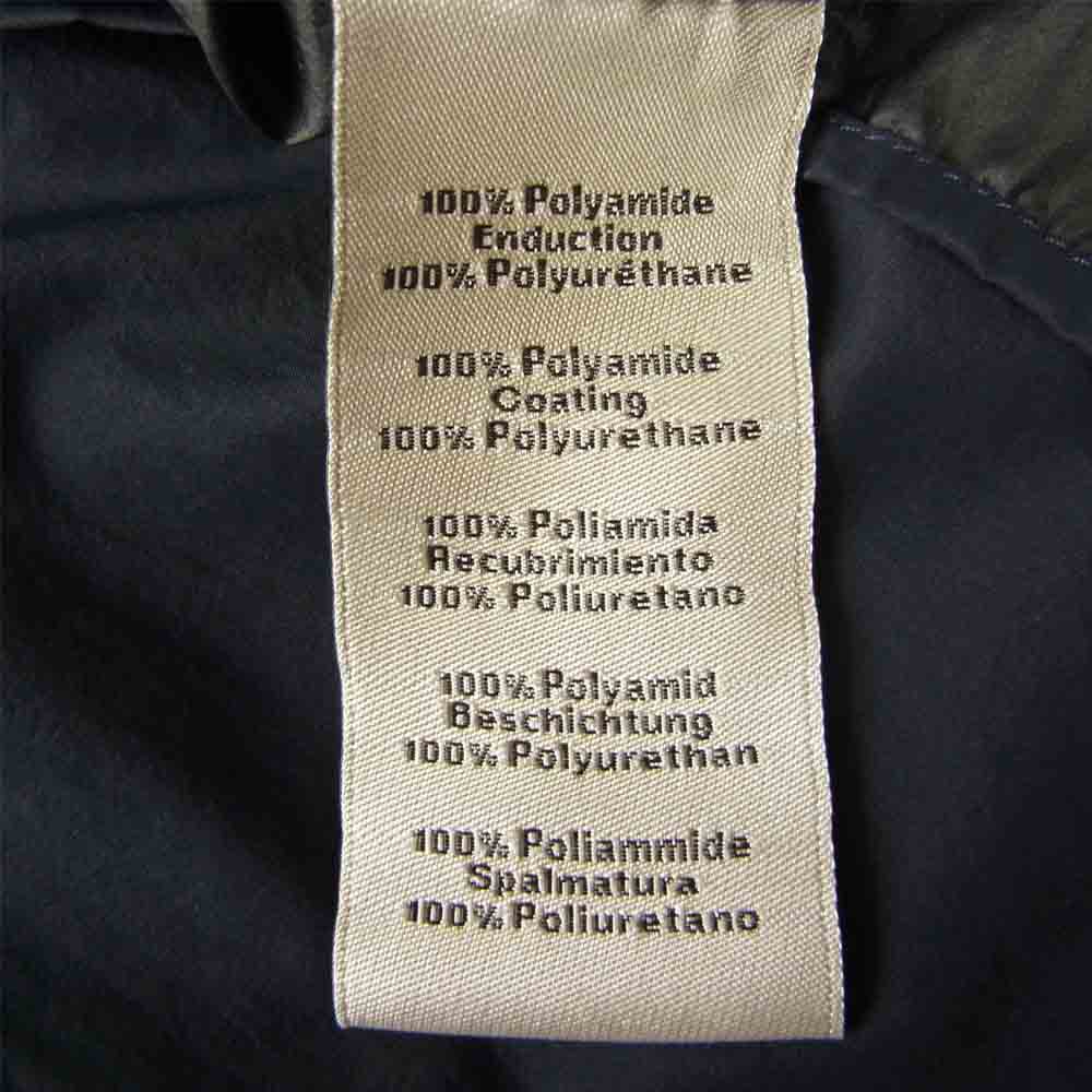 HERMES エルメス ジップアップ ナイロン 半袖 シャツ ネイビー系 54【美品】【中古】