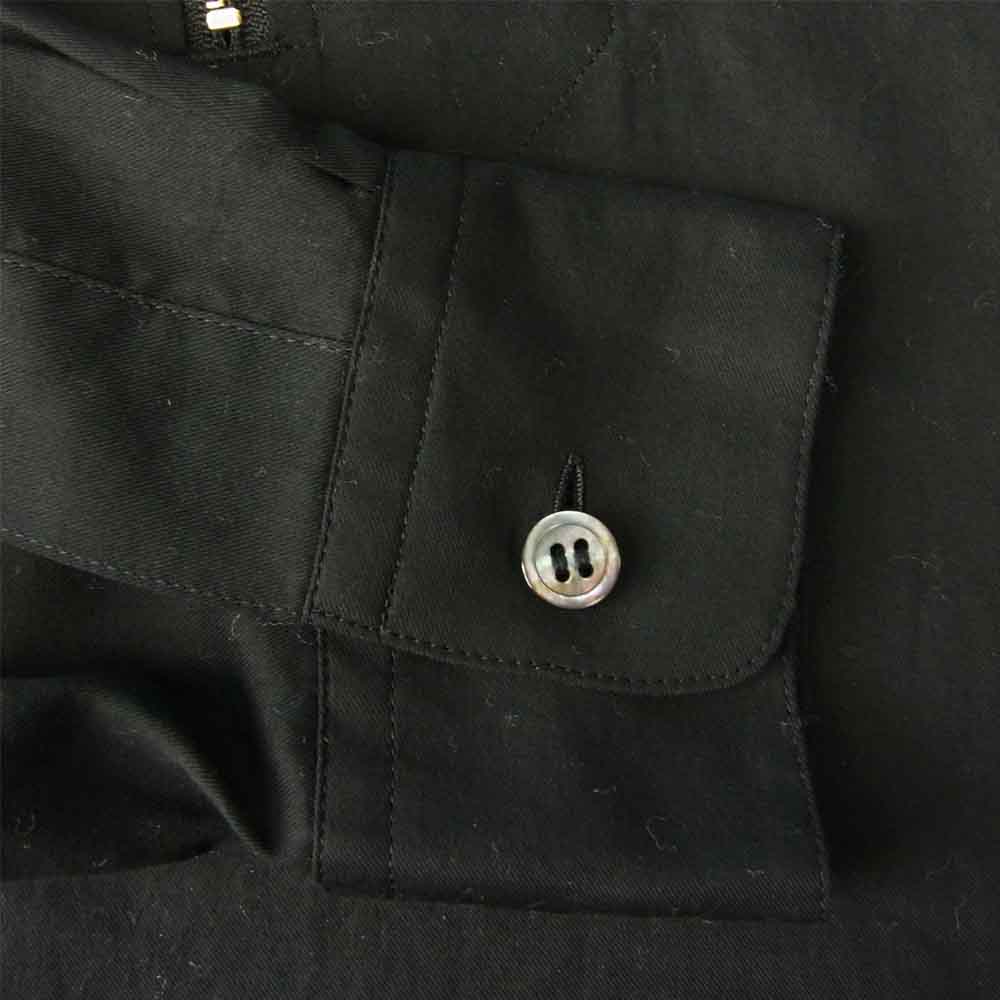 UNDERCOVER アンダーカバー 21SS UC1A4409 Half zip shirt  Cビエラファスナー ハーフジップ プルオーバー ノーカラー シャツ  ブラック系 3【中古】