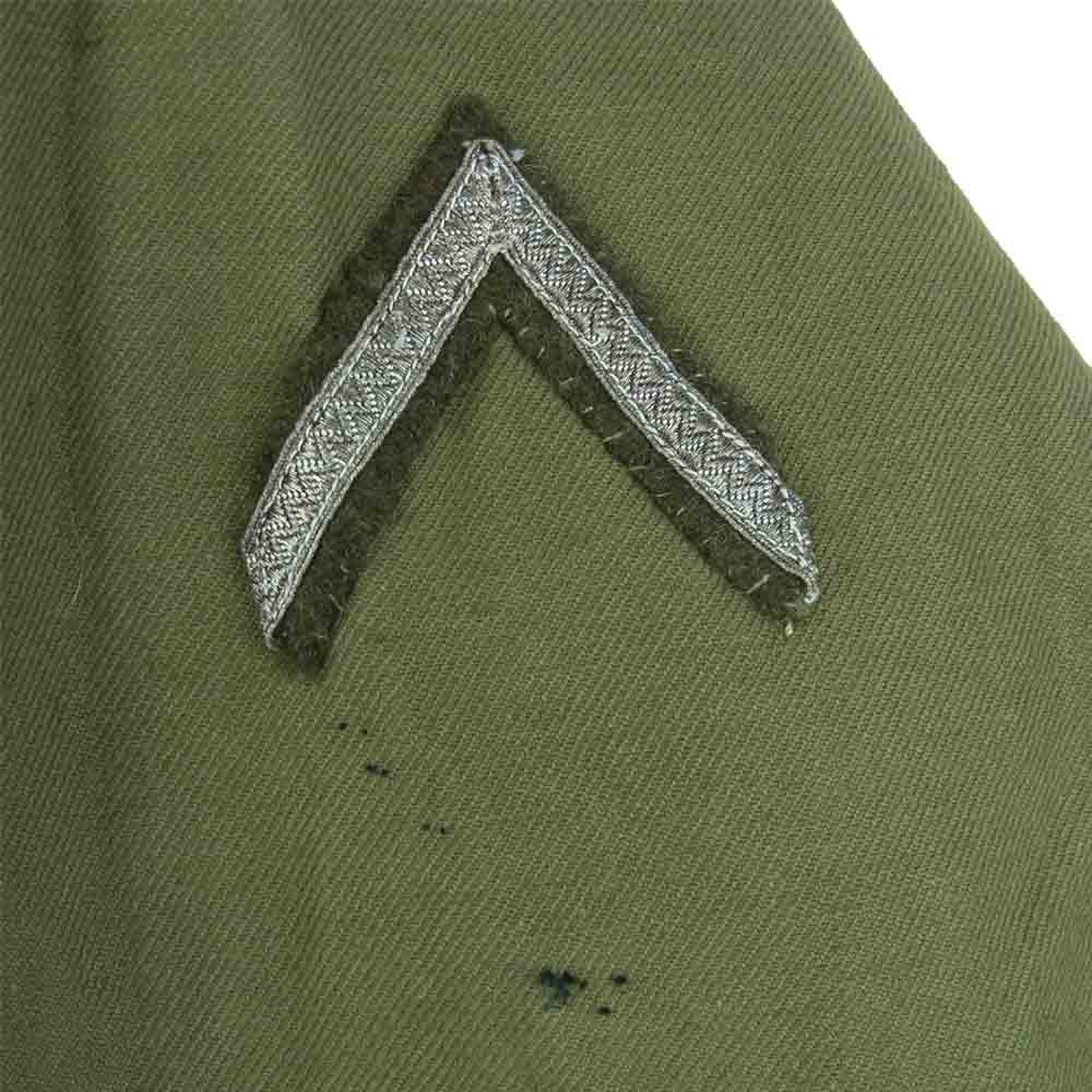 フランス軍 M-47 前期 コットンツイル 腰ボタン1個マチ無 フィールド ミリタリー ジャケット カーキ系【中古】