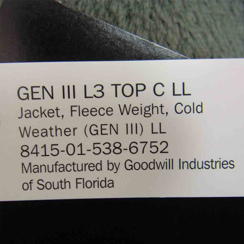 エクワックス 10年製 JACKET FLEECE COLD WEATHER (GEN III) フリース ジャケット カーキ系 L【中古】