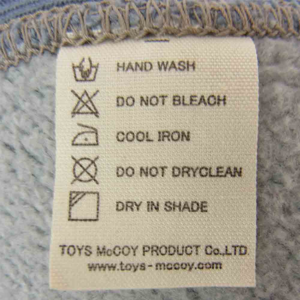 TOY'S McCOY トイズマッコイ MCHILL マックヒル フェリックス プリント ジップ パーカー ライトブルー系 38【中古】