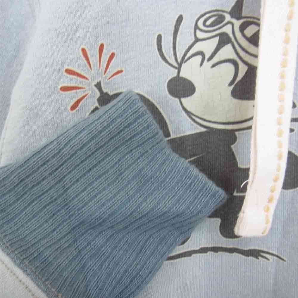 TOY'S McCOY トイズマッコイ MCHILL マックヒル フェリックス プリント ジップ パーカー ライトブルー系 38【中古】