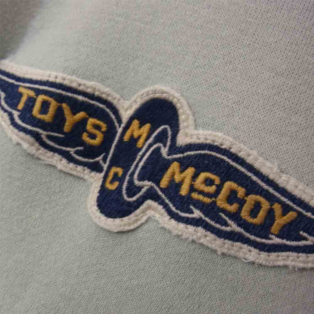 TOY'S McCOY トイズマッコイ MCHILL マックヒル U.S.ARMY AIR FORCE プリント ジップ パーカー ライトブルー系 M【中古】