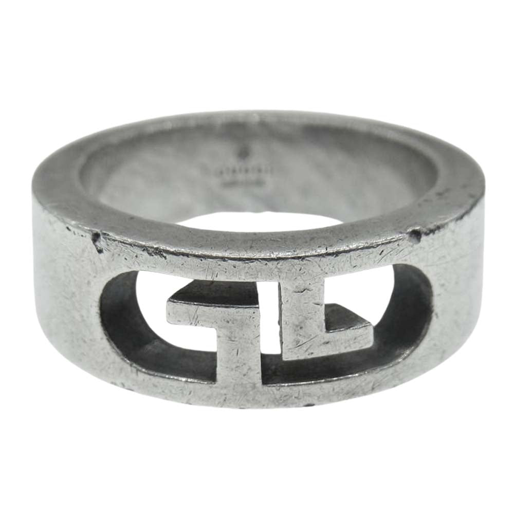 GUCCI グッチ ダブルGロゴ リング シルバー系【中古】