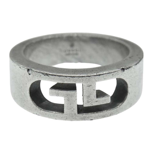 GUCCI グッチ ダブルGロゴ リング シルバー系【中古】