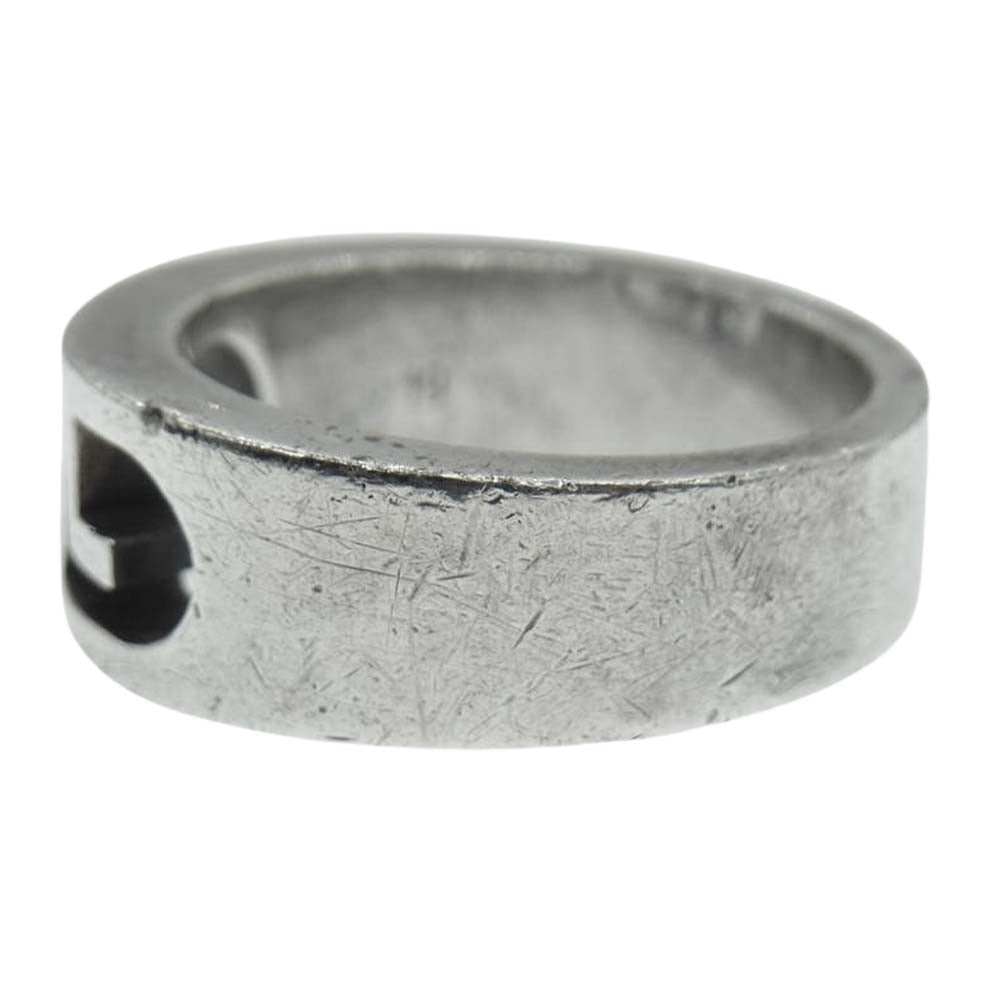GUCCI グッチ ダブルGロゴ リング シルバー系【中古】