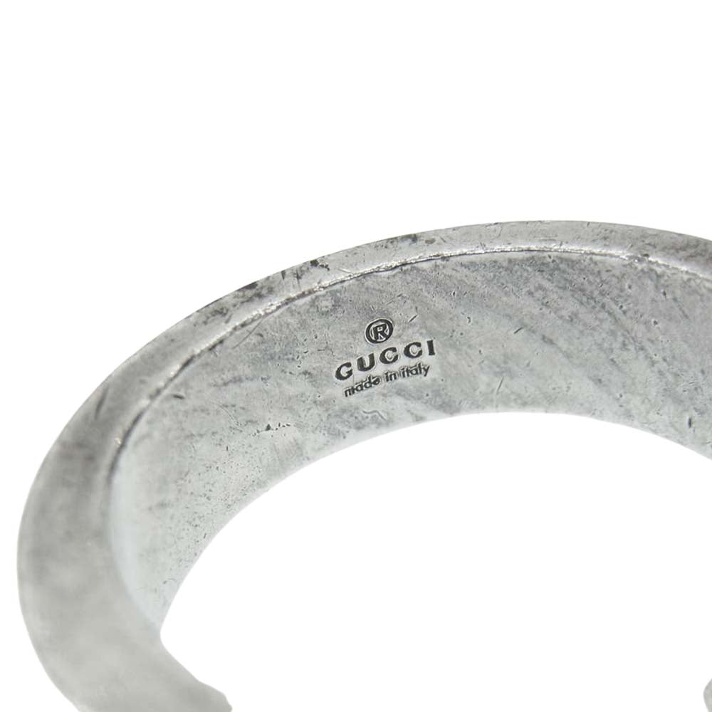 GUCCI グッチ ダブルGロゴ リング シルバー系【中古】