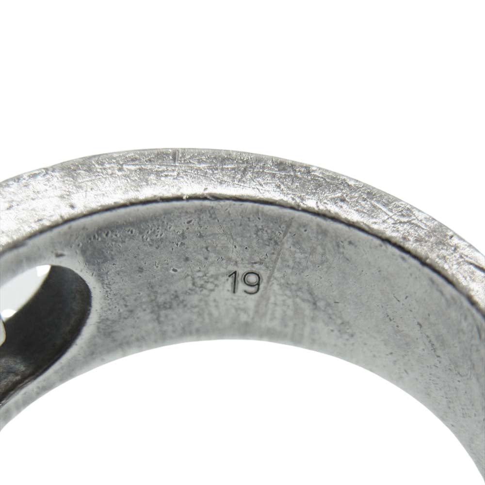 GUCCI グッチ ダブルGロゴ リング シルバー系【中古】