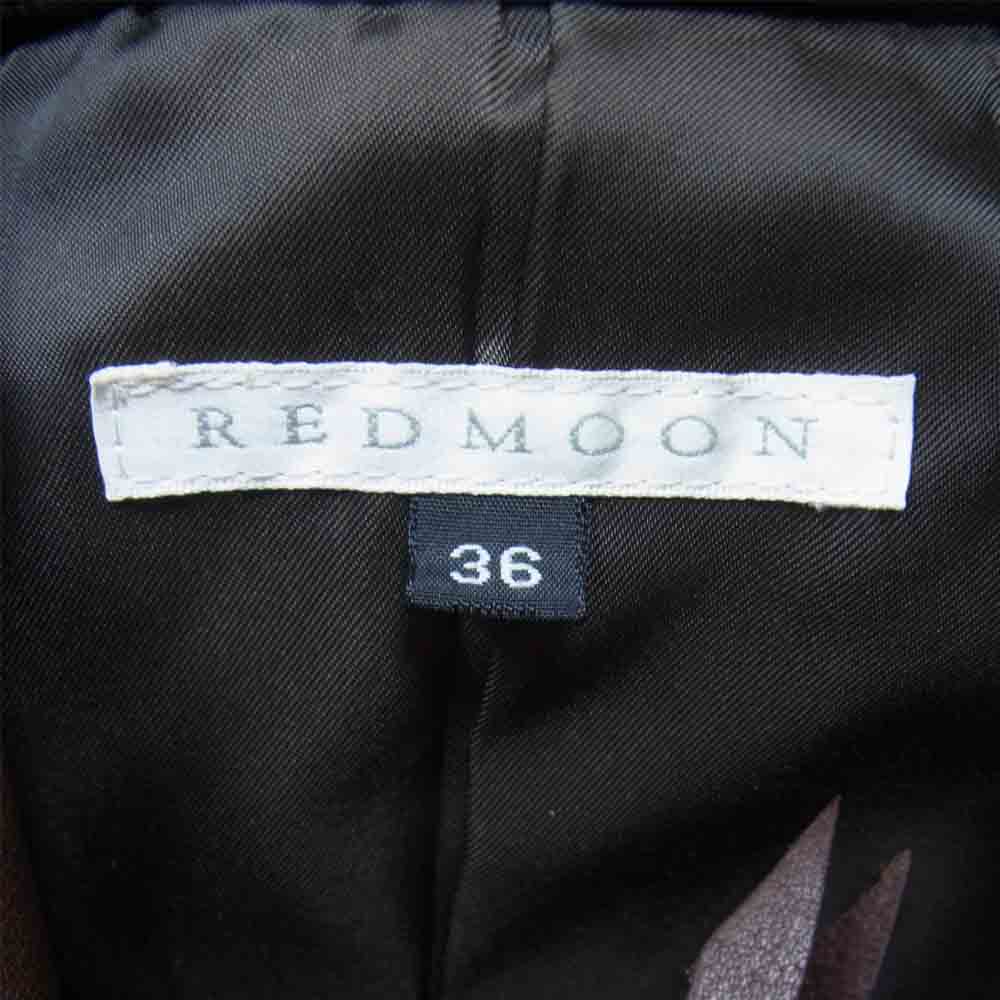 REDMOON レッドムーン カウハイド レザージャケット 日本製 ブラウン系 36【中古】