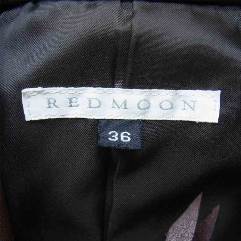 REDMOON レッドムーン カウハイド レザージャケット 日本製 ブラウン系 36【中古】