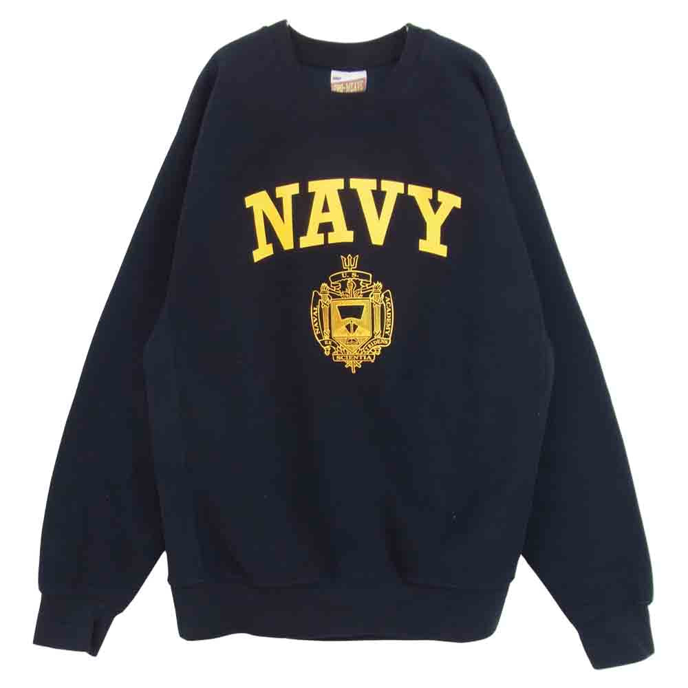 エムブイスポーツ プロウェーブ WPL11590 NAVY プリント スウェット プルオーバー ネイビー系 M【中古】