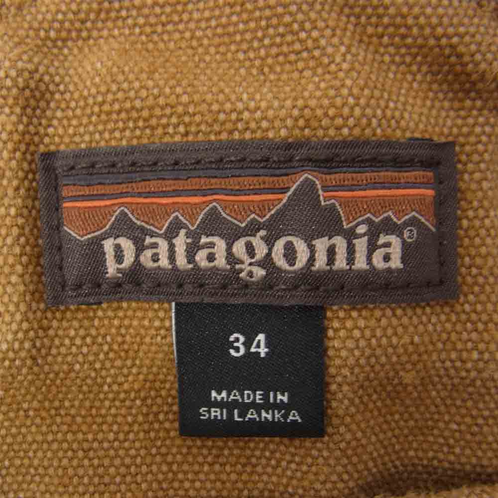 patagonia パタゴニア 20SS 55040 Iron Forge Hemp’s Canvas Bib Overalls アイアン フォージ ヘンプ キャンバス ビブ オーバーオール ブラウン系 34【中古】