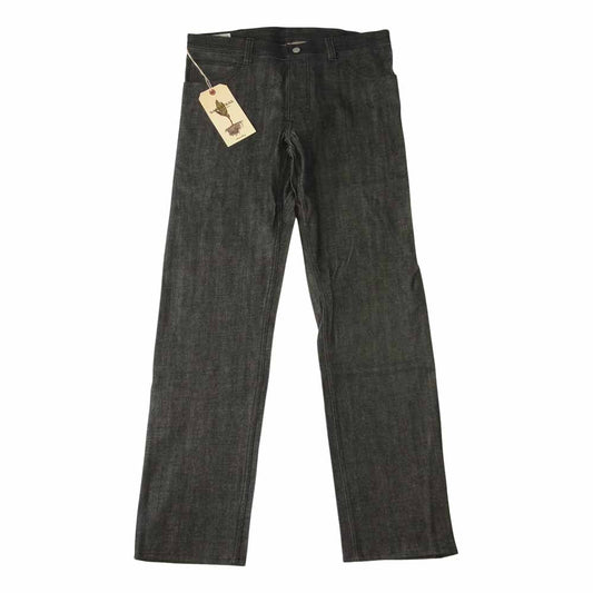 SASAFRAS ササフラス SF-201734 Sprayer 5 Pants 14oz Denim スプレイヤー デニム パンツ ブラック系 L【新古品】【未使用】【中古】