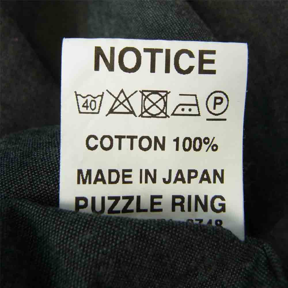 SASAFRAS ササフラス SF-211826 Gardener Shirt  6oz Chambray ガーデナー チンストラップ シャンブレー 長袖 シャツ ブラック系 XL【新古品】【未使用】【中古】