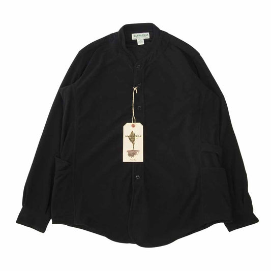 SASAFRAS ササフラス SF-211857 Vase Wall Gardener Half Fleece ベース ウォール ガーデナー ハーフ フリース カーディガン ブラック系 L【新古品】【未使用】【中古】