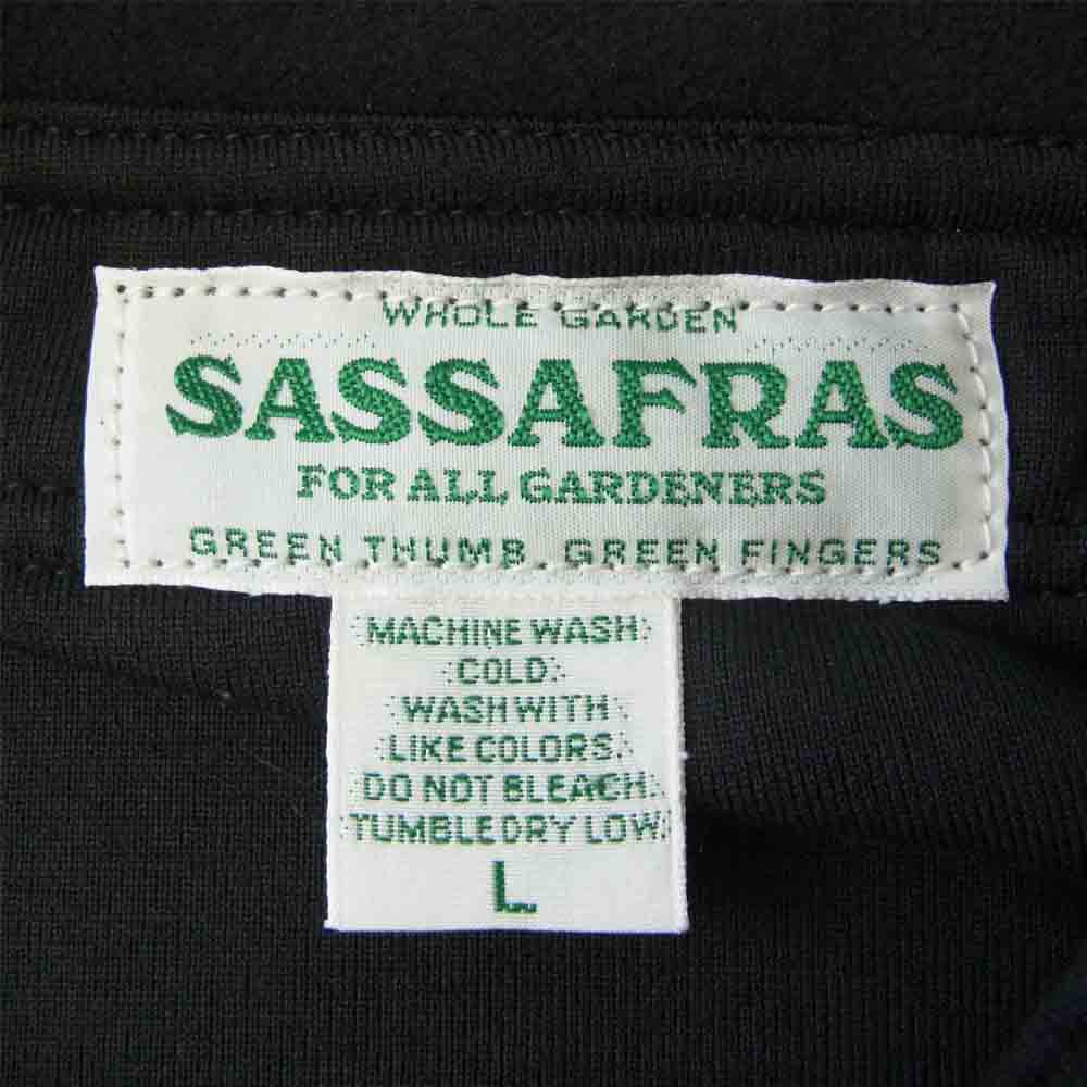 SASAFRAS ササフラス SF-211857 Vase Wall Gardener Half Fleece ベース ウォール ガーデナー ハーフ フリース カーディガン ブラック系 L【新古品】【未使用】【中古】