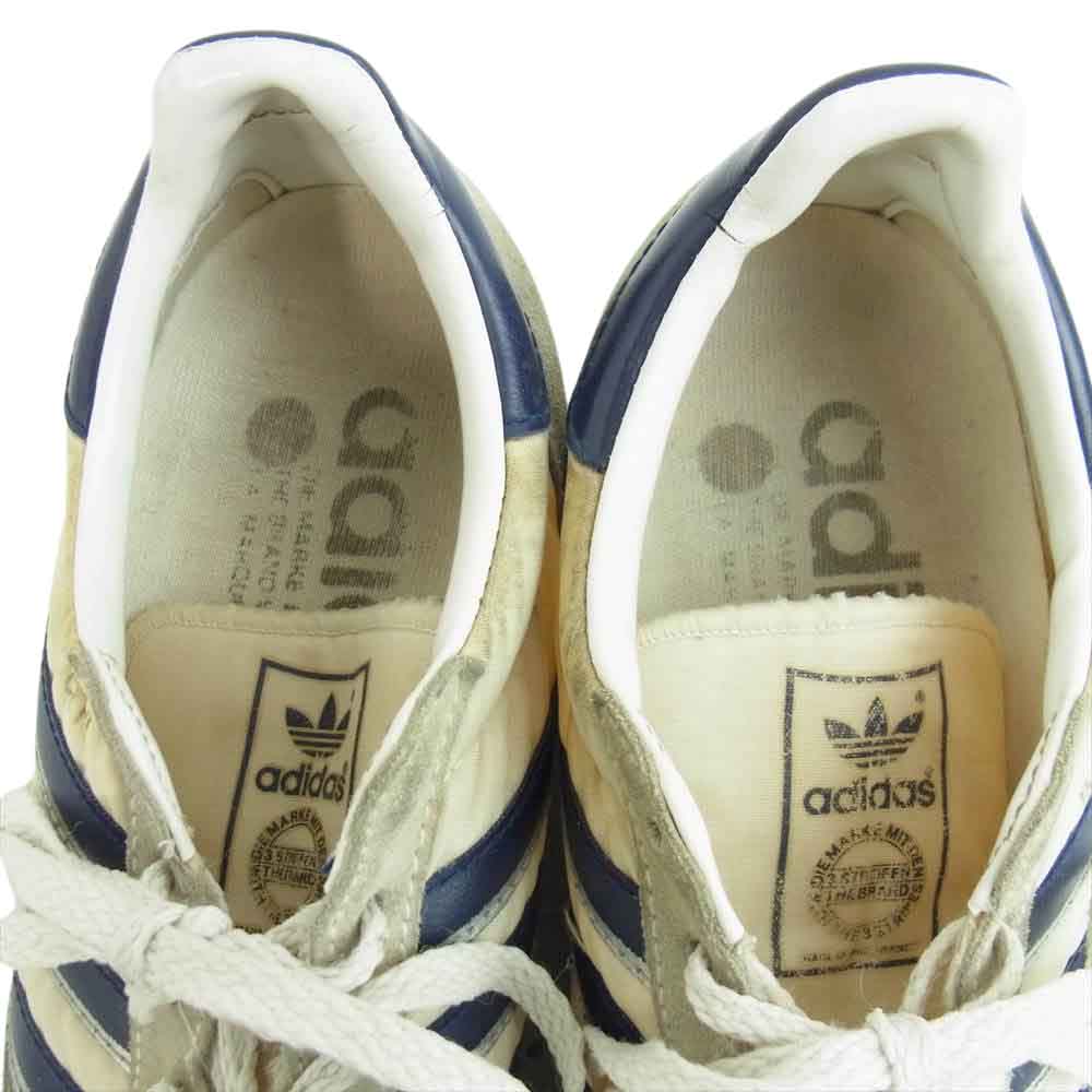 adidas アディダス 観賞用 ヴィンテージ 80s P8707 INDOOR COURT II インドアコート2 フィリピン製 グレー系 6 1/2【中古】