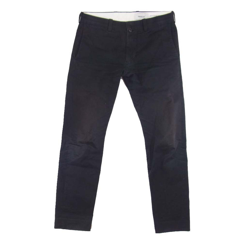YAECA ヤエカ 166002 Chino Cloth Pants チノ パンツ ブラック系 30【中古】