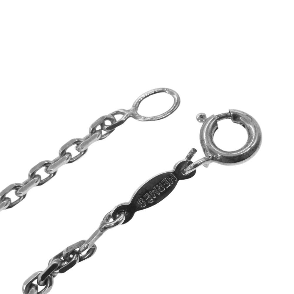 HERMES エルメス SV925 シルバー チェーン ネックレス  シルバー系【中古】