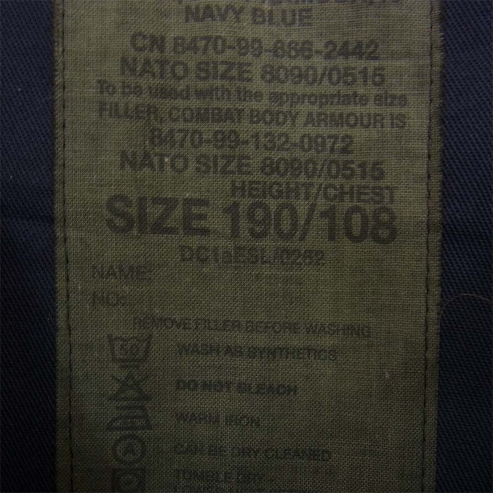 UK Royal Navy BODY ARMOR イギリス軍 タクティカル ベスト ロイヤルネイビー ネイビー系 190/108【中古】