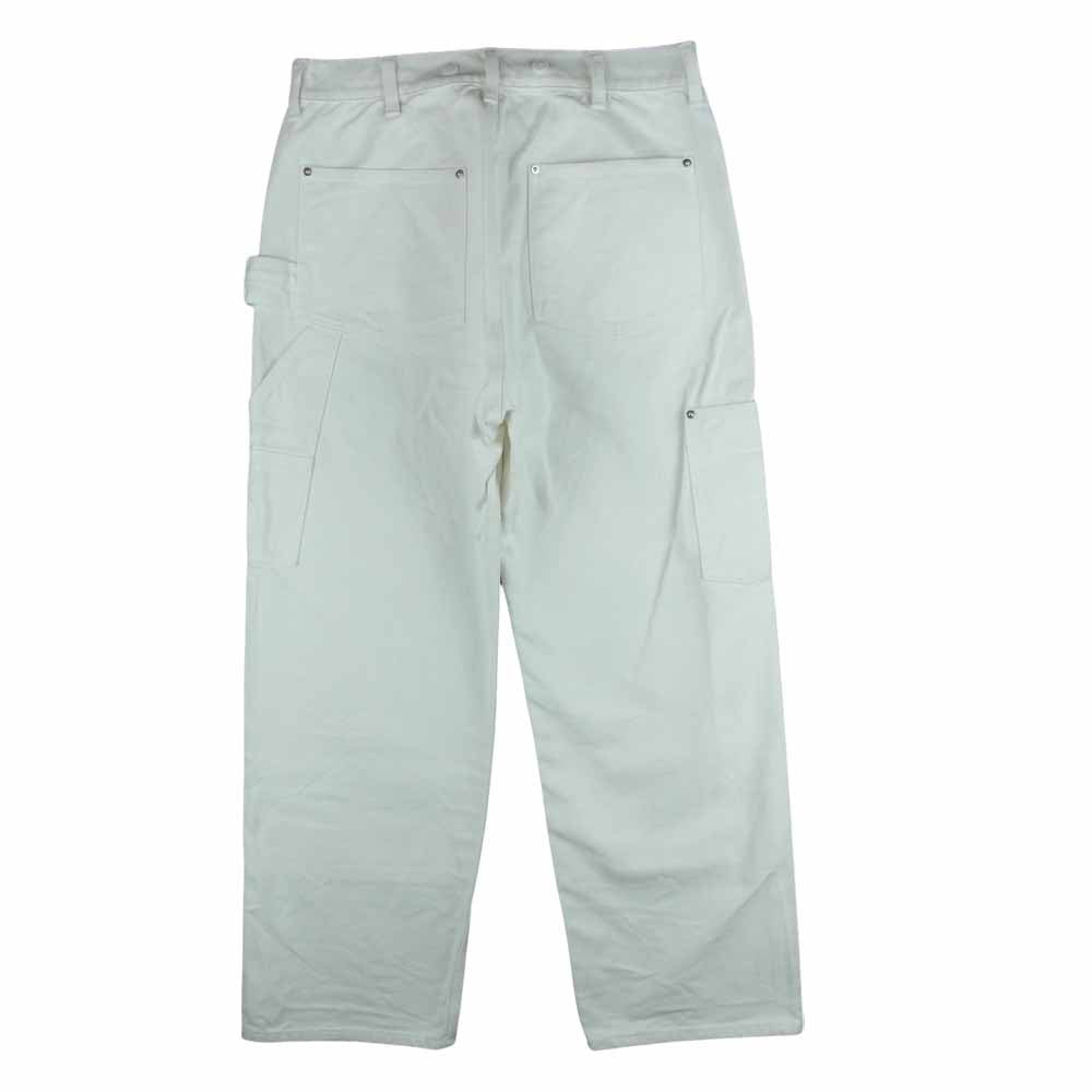COMOLI コモリ 21SS T01-03009 コットン ダック ペインター パンツ 日本製 ホワイト系 1【中古】