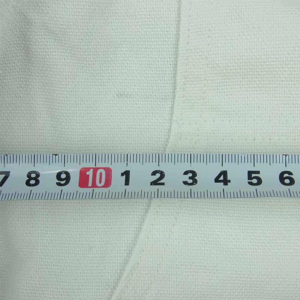 COMOLI コモリ 21SS T01-03009 コットン ダック ペインター パンツ 日本製 ホワイト系 1【中古】