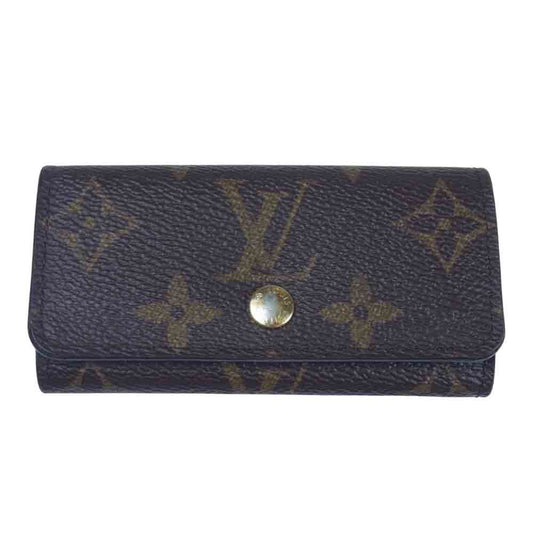LOUIS VUITTON ルイ・ヴィトン モノグラム ミュルティクレ 4 キーケース ブラウン系【中古】