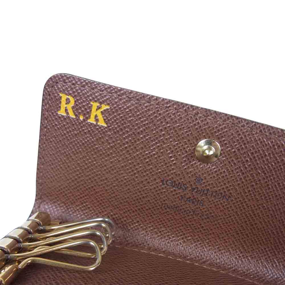 LOUIS VUITTON ルイ・ヴィトン モノグラム ミュルティクレ 4 キーケース ブラウン系【中古】