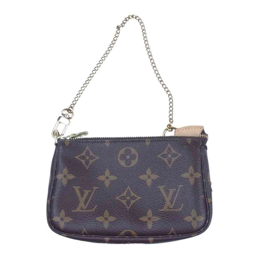 LOUIS VUITTON ルイ・ヴィトン M58009 モノグラム ミニポシェット アクセソワール ブラウン系【美品】【中古】